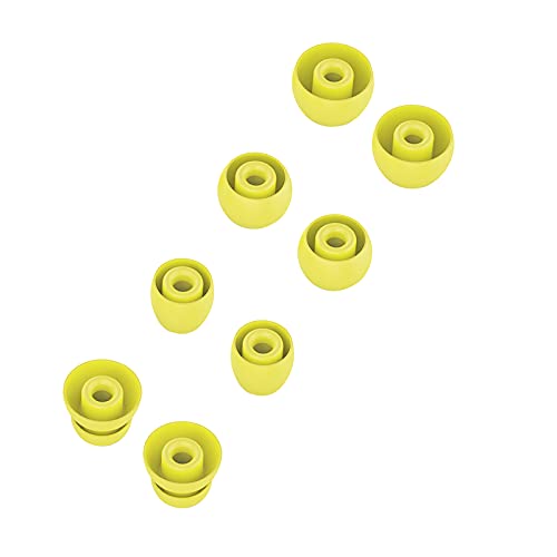 8pcs Eartips Earbuds Eargels Replacement for Beats Powerbeats Pro, BeatsX, Urbeats, Flex Wireless Earphones(Yellow) - color: Yellow