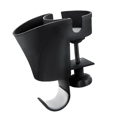 Space Saving Clamp On Headphone Holder with Pen Cup Holder for Easy Access On Any Desk Surfaces No Drill Headsets Holder