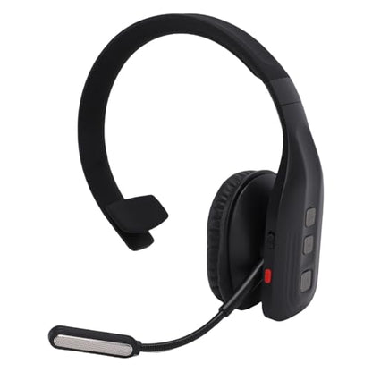 Trucker Bluetooth Headset, AI Noise Canceling Microphone 36 Hours Talk Time 60 Hours Playback Bluetooth 5.3 Multipoint Connection, with 270 Rotatable Mic and One Key Mute, for