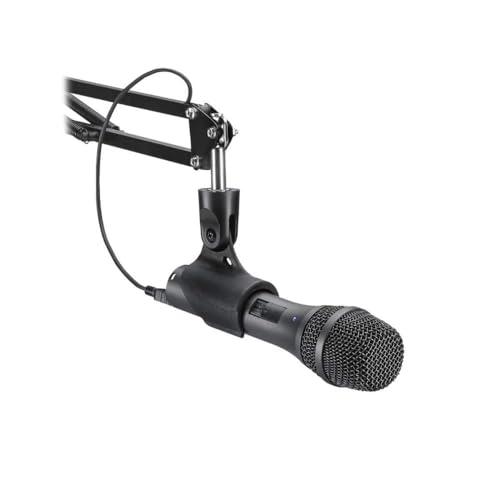 Audio-Technica AT2005USBPK Vocal Microphone Pack for Streaming/Podcasting, Includes USB and XLR Outputs, Adjustable Boom Arm, & Monitor Headphones,Black | USB and XLR Outputs, Adjustable Boom Arm, and Monitor Headphones, Black - style: AT2005USBPK
