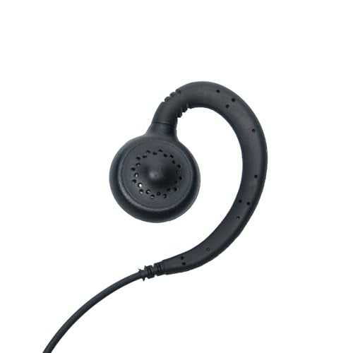 5-Pack PD500 MIC PTT Earpiece Headset Compatible with Hytera Walkie Talkie