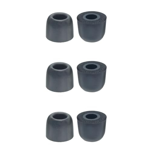 Klowcok Replacement Foam Ear Tips for Axil GS Extreme 2.0/3.0, XCOR PRO, XS - size: Extra Small