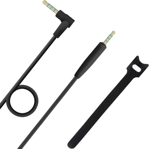 QC35/QC25 Replacement Cord 2.5mm to 3.5mm Cable with Reusable Cable Tie, Headphone Audio AUX Wire Compatible with Bose QuietComfort 35 II, QC45/QC35/QC25, NC700/OE2/SoundLink/SoundTrue Headphones