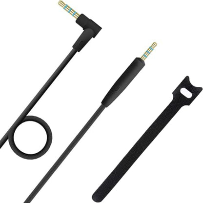 QC35/QC25 Replacement Cord 2.5mm to 3.5mm Cable with Reusable Cable Tie, Headphone Audio AUX Wire Compatible with Bose QuietComfort 35 II, QC45/QC35/QC25, NC700/OE2/SoundLink/SoundTrue Headphones