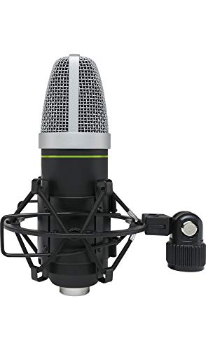 Mackie EM-91CU USB Condenser Recording Zoom Podcast Microphone with Shockmount Bundle with Rockville RockShield 1 Studio Microphone Isolation Shield w/Sound Dampening Foam