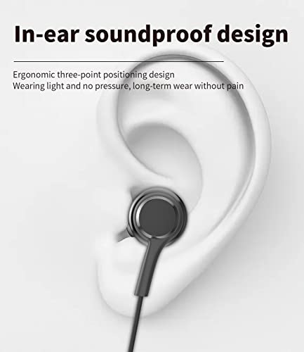 Wired 3.5mm Earbud with Microphone Headset Computer Jack PC Laptop in Ear Headphone Phone Gaming Video Game Headset (2pack) Compatible for Samsung Galaxy for pad Kid for School Chromebook Auriculare