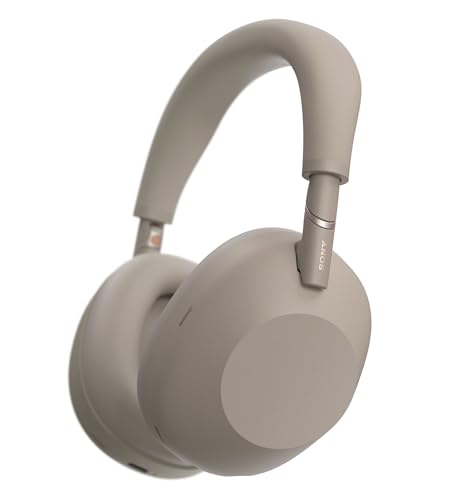 Sony WH-1000XM6 The Best Noise Cancelling Wireless Headphones, Sandstone | HD NC Processor QN3, 12 Microphones, Adaptive NC Optimizer, Mastered by Engineers, Studio-Quality, Up to 30 Hrs of Battery - color: Sandstone