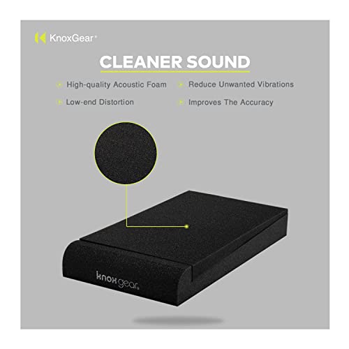 Knox Gear Studio Monitor Isolation Pads for 3-4-Inch Speakers 2-Pack