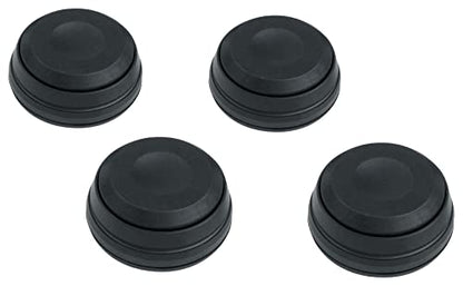 Rockville ISOPAD Aluminum/Silicone Isolation Pad Feet, 8-Pack | 4 Feet Included, Anti Vibration Swivel Top, Anti Slip, 120 lbs Capacity, No Glue/Screws, for Studio Monitors/Subwoofers