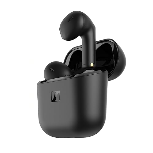 Sennheiser ACCENTUM Open Wireless Earbuds, Bluetooth, 28hr Battery, Black - color: Black