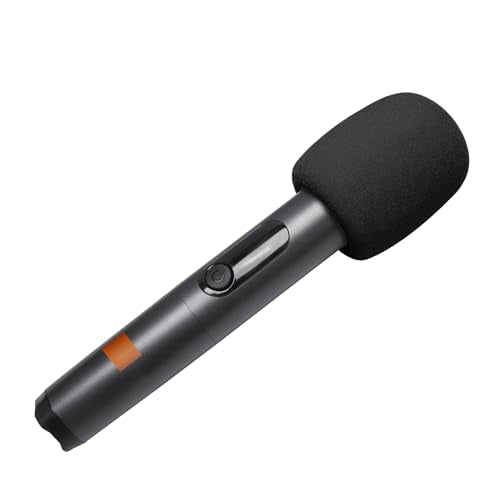 Foam Mic Cover Compatible with JBL PartyBox Wireless Mic Microphones, Wireless Two Microphone System, PartyBox Mic 100 Wird Microphone Sponge Windscreen Pop Filter 4-Pack, Black