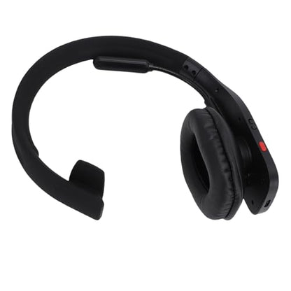 Sanpyl Trucker Bluetooth Headset Wireless Single Ear with AI Noise Canceling Mic for Truck Drivers Conference Calls