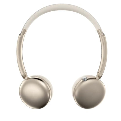 LORELEI Q60 Wireless Bluetooth On-Ear Headphones Lightweight ，Built-in Micphone, 40 Hours Up Battery Life, Bass Mode, Memory Earmuffs (Starlight) - color: Starlight