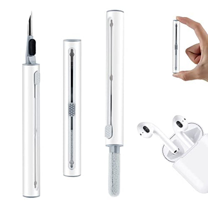 Airpod Cleaner Kit for Airpods Pro 1 2 3 | Portable ear wax cleaner with soft brush fits AirPods, earbuds and phone charging ports
