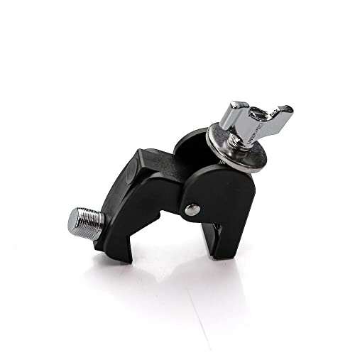 Gibraltar Adjustable Clamp for Microphone Gooseneck, Multi-Mount Drum Hardware Mic Holder, with Quick Release Function, Fits Round or Square Tubes and Hoops (SC-MMMC) - style: SC-MMMC