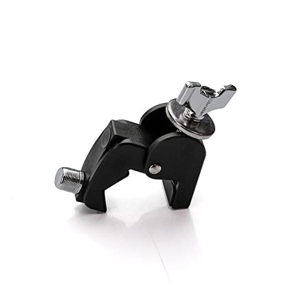 Gibraltar Adjustable Clamp for Microphone Gooseneck, Multi-Mount Drum Hardware Mic Holder, with Quick Release Function, Fits Round or Square Tubes and Hoops (SC-MMMC) - style: SC-MMMC