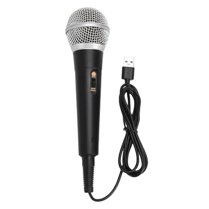 Professional USB Microphone Condenser Cardioid Mic for Live Streaming Singing Gaming, Wired Plug & Play Desktop Computer Podcast Recording Mic with Clear Rich Sound