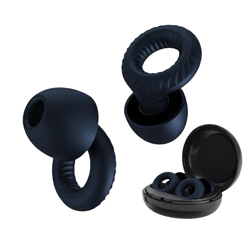 Nox Sleep Earplugs for Side Sleepers – Reusable Soft Silicone Ear Plugs for Sleeping – Comfortable Noise Reducing Earplugs for Snoring, Travel & Deep Sleep – 28dB Reusable Ear Plugs