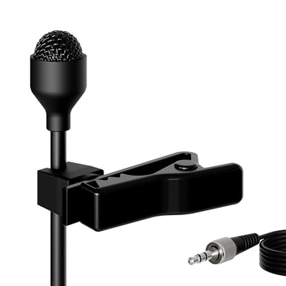 J K MIC-J 044 Lavalier Microphone Compatible with Sennheiser Bodypacks | Omni Condenser Lapel Microhpone with 1/8" Locking Screw Plug Compatible with Sennheiser Wireless Bodypack Transmitters