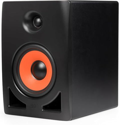 ESI nEar i7 6.5" Studio Reference Monitor, 2-Way Active Powered Speaker, Ideal for Near-Field Music Production, Studio Monitoring and Desktop Computers, Studio-Quality Sound, Sold Individually（Single） - size: nEar i7 (Single 6.5" Speaker)