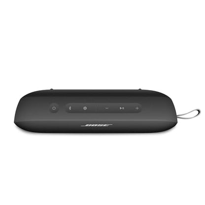 Bose SoundLink Flex Bluetooth Speaker (2nd Gen) - Portable Outdoor Speaker with Hi-Fi Audio, Waterproof and Dustproof, USB-C, Up to 12 Hours Battery Life, Black - color: Black