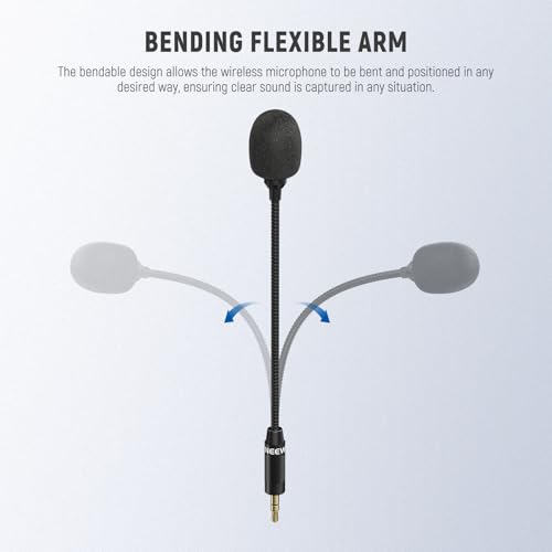 Neewer 3.5mm TRS Omnidirectional Condenser Microphone, Mic for Interviews and Content Creators, Compatible with DJI Wireless Mic Transmitters Compatible with Rode Wireless GO II 2 CM28, CM7 - style: CM7 Mic