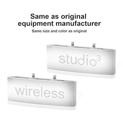 Studio 3 Hinge Headband Connector Replacement Metal Repair Parts Compatible with Beats Studio 3.0 Wireless Over-Ear Headphones Repair Kit (Sliver) - color: Sliver