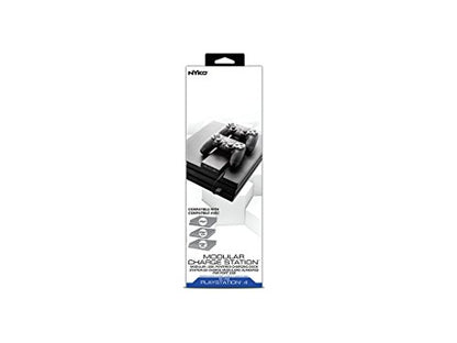 Nyko Modular Charge Station (New Version) Dual Port Controller Charging Station with Patented Charging Dongles for All PS4 , PS4 Slim and PS4 Pro
