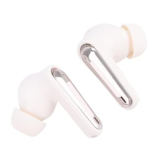Yunseity Wireless Gaming Earbuds, 2.4GHz Bluetooth Dual Mode Earbuds with Low Latency ENC Mic, USB C Dongle for Phone Tablet Laptop (White) - color: White