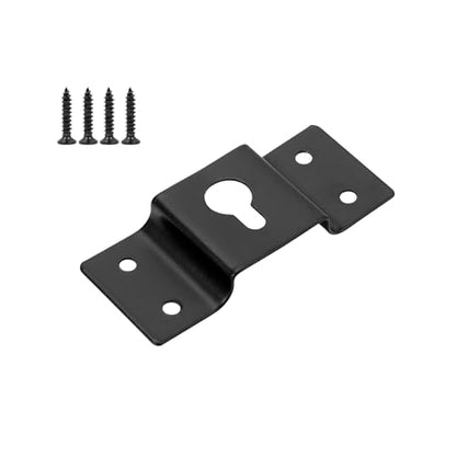 12PCS Hanging Speaker Bracket Wall Mount Iron Hook Hanger Plate Connector for Surround Sound Box Audio Speaker with Mounting Screws (2.8×1.18 Inch) - style: 12Pcs (2.8×1.18 Inch)