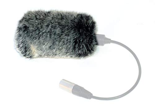 YH&YX 13cm Furry Windshield Windscreen for Sony ECM-XM1 CG1 NV1 PS1 mic | for Sony HVR HD1000U HXR MC2000E MC2500 XLR-A2M K1M K2M CG50BP for Audio-Technica AT875R
