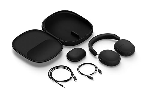 Sonos Ace | Noise Cancelling Wireless Over-Ear Headphones with Bluetooth, 30-Hour Battery Life, Spatial Audio, Dolby Atmos, Dynamic Head Tracking - Black (Pack of 2) - color: Black, size: Headphones Only (Pack of 2)
