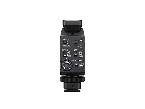 Sony ECM-B1M Compact Shotgun Microphone with Digital Audio Interface,Black - style: ‘w/ microphone’