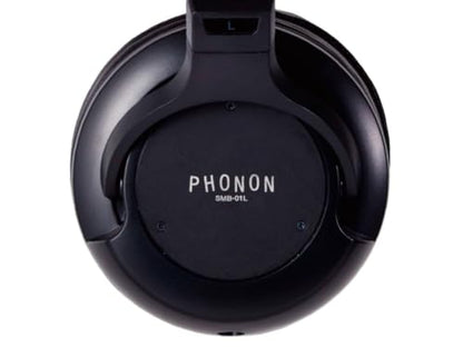 PHONON SMB-01L Professional Studio Monitoring Headphones, Switchable Between Closed and Semi-Open Type