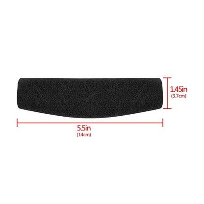 Geekria Velour Headband Pad Compatible with Sennheiser HD 598/ 598SE/ 598CS/ 595/569/ 559/558/ 555/518/ 515, Game ONE, PC360, PC373D Headphones, Replacement Band Repair Part (Black) - color: Black
