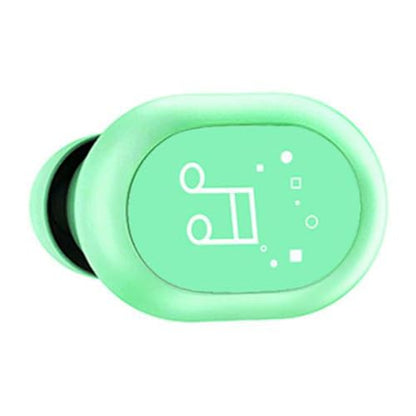 Fabater Single Ear Bluetooth Headset, BT 5.0 3 Hour Playtime Mini Wireless Earbuds, Truck Driver Headset with Touch Control Dual Interconnection IPX4 Sweatproof for Smart Phones PC TV (Green) - color: Green