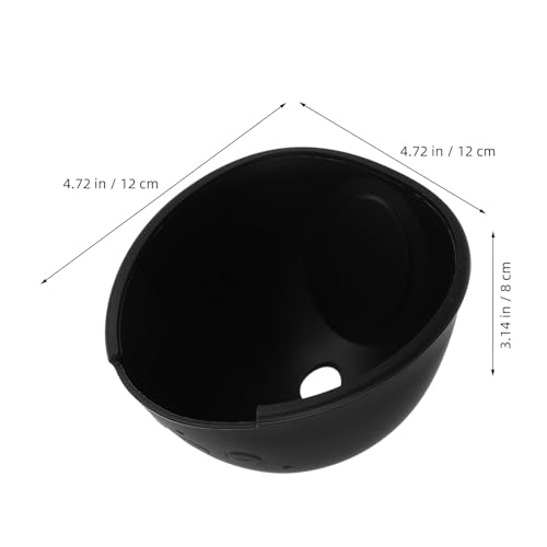 DOITOOL Silicone Echo Speaker Cover: Smart Speaker Protective Case Waterproof & Dustproof - Silicone Protector Portable Compatible for Amazon - color: Black