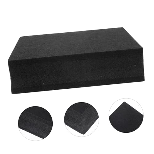 Hemoton Acoustic Isolation Pad for Speakers Soundproof Foam -Layer Design Noise Isolation Pad for Studio Monitors Enhanced Stability and Vibration Control