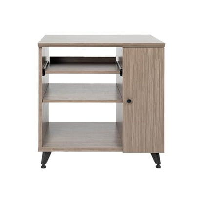 Gator Frameworks Elite Furniture Series Sidecar Cabinet with with Configurable Rack Space & Shelving (GFW-ELITESIDECAR-Gry) - color: Driftwood Grey, style: Sidecar Rack