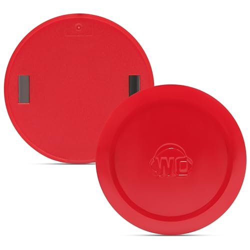 WC Side Plates for Arctis Nova Pro Wireless, Pro Wired & Nova Elite | Made by Wicked Cushions | Also fits Nova Pro Omni, 7, 7X & 7P | Red - color: Red