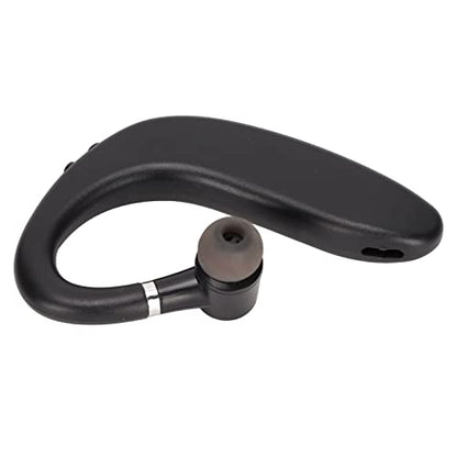Dpofirs Bluetooth 5.2 Single Ear Headset Ultralight Hands Free Business Earphone with Dual Noise Reduction, Ergonomic Ear Hook, 25H Talk Time, IPX6 for Sport Driving Office