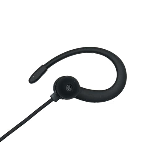 10 Pack Walkie Talkie Earpiece Headset with MIC PTT ，C-Shape | Compatible with Baofeng UV-5R BF-888S BF-F8HP BF-F9 Kenwood TK-2107 TK-3107 H777 RT7 RT21 Two Way Radios
