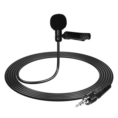 3.9 Feet Lavalier Microphone Omnidirectional Lapel Microphone Compatible with Sony UWP V1 D11 D21, 3.5mm Condenser Recording Mic Lavalier Mic for Wireless Audio Bodypack Transmitter