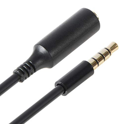 3-Pack AUX Headphone 3.5mm Extension Cable - Male to Female Extender Audio Auxiliary Jack Adapter Wire Cord Plug Connector for iPhone iPod iPad, Smartphone Tablet, Home Car Speaker System (3 INCH) - size: 3 Pack