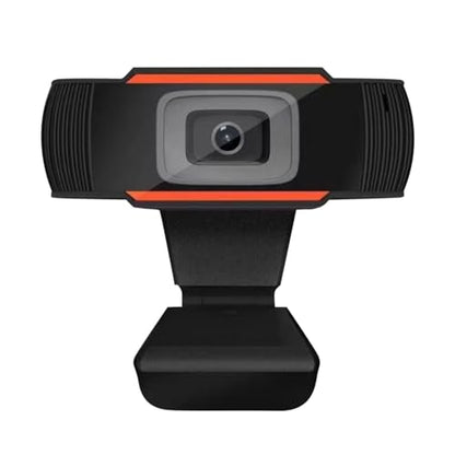 480P HD Webcam for PC with Microphone, Web Camera for Desktop/Laptop/Monitor/Mac, Autofocus USB Computer Camera for Zoom/Skype/Teams/Video Calling/Meeting/Streaming