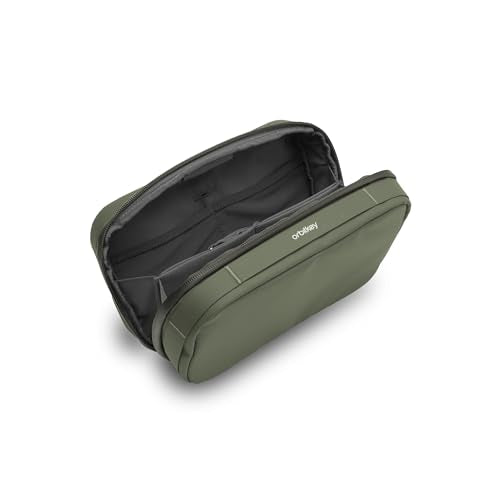 Orbitkey 2-in-1 Tech Accessory Pouch - Olive | Detachable Slim Sleeve | Organizes Cables & Chargers | Water-Resistant Fabric | Travel Ready - color: Olive