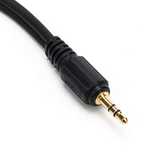 AHIER 3.5mm Male to RCA 2 Female Adapter Audio, Gold 1/8 Stereo Mini Jack | 20cm, Adapter