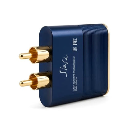 SLASH 6 LDAC Hi-Res Bluetooth USB DAC | Optical In/Out, Analog In, aptX Adaptive, HD & AAC. RCA Stereo for Home Stereo Amp