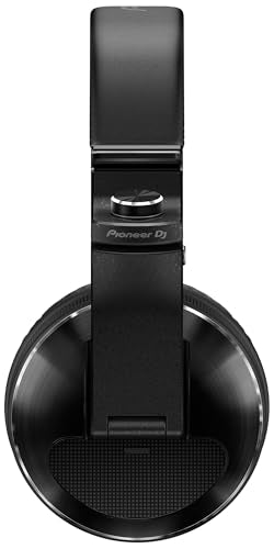 Pioneer DJ HDJ-X10 Flagship Over-Ear DJ Headphones - Black Bundle with Case, Stand, and Austin Bazaar Polishing Cloth - color: HDJ-X10, style: Black