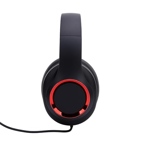 Over Ear Headphones, Foldable and Portable, with Memory Foam earcups, 3.5mm Headphone Jack, and deep bass,Suitable for Mobile Phones, Computers